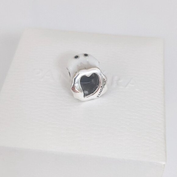 Pandora Glow-in-the-dark Boo Ghost Charm S925 Silver with box - Picture 4 of 8